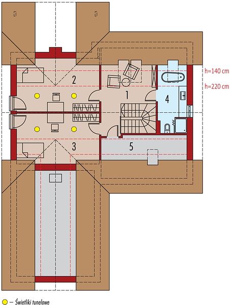 План 2 этажа дома ABG-2222-43 План 2 этажа дома ABG-2222-43
